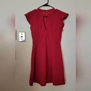BCBG Short Red Dress A-line